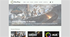 Desktop Screenshot of macplay.com